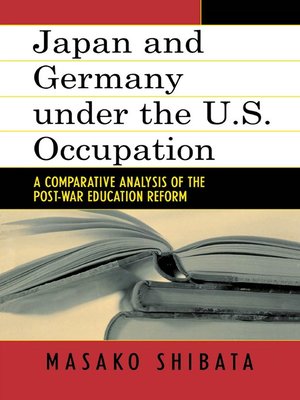 cover image of Japan and Germany under the U.S. Occupation